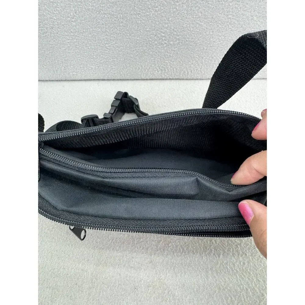 VTG Kodak Film Fanny Pack Digital Camera Bag Black Waist Travel Festival Pouch